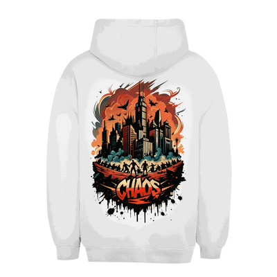 Unisex oversize hoodie with adjustable hood and kangaroo pocket in urban street style
