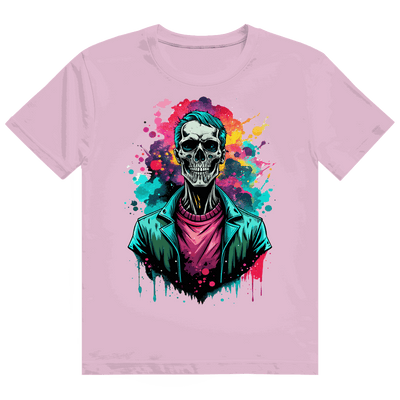 Heavy Cotton T-Shirt - Skull Print Art | Division420®