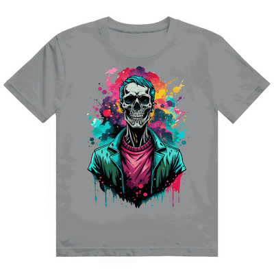 Größentabelle für Heavy Cotton T-Shirt mit Skull Print von Division420