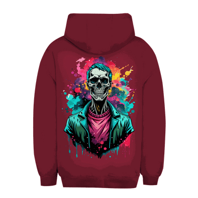 Unisex Oversize Hoodie - Skull Print Art | Division420®