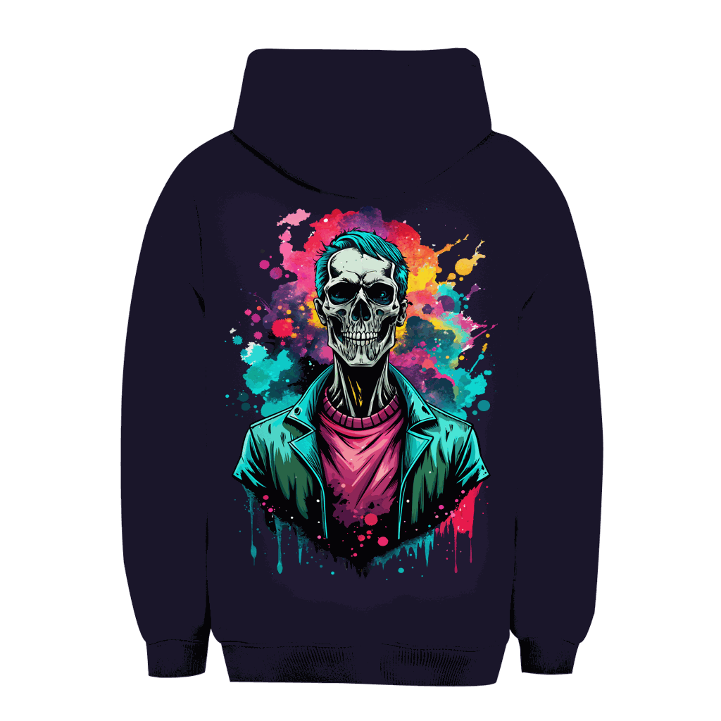 Unisex Oversize Hoodie - Skull Print Art | Division420®