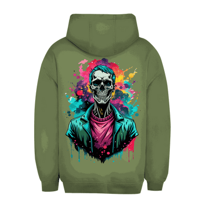 Unisex Oversize Hoodie - Skull Print Art | Division420®