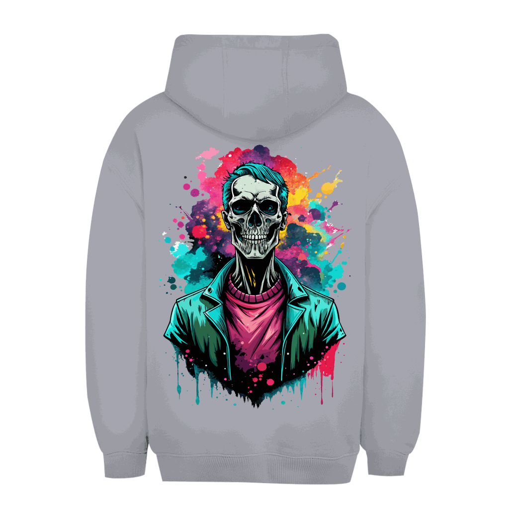 Unisex Oversize Hoodie mit Totenkopf-Print von Division420 in urbanem Stil