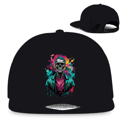 Snapback Rapper Cap - Skull Print Art | Division420®