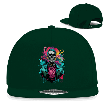 Snapback Rapper Cap - Skull Print Art | Division420®