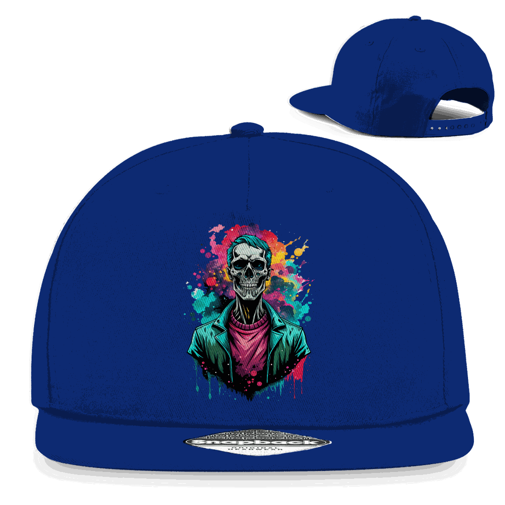 Snapback Rapper Cap - Skull Print Art | Division420®