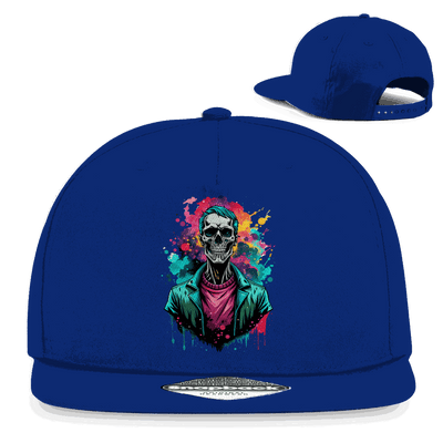 Snapback Rapper Cap - Skull Print Art | Division420®