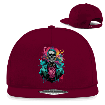 Snapback Rapper Cap - Skull Print Art | Division420®