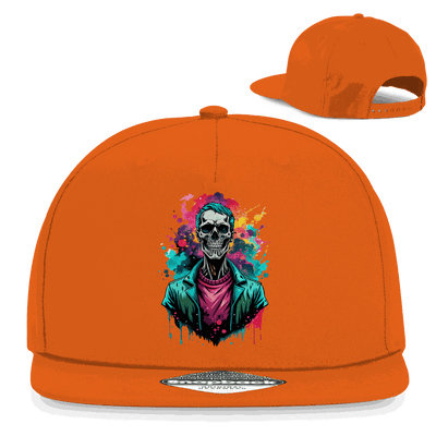 Snapback Rapper Cap - Skull Print Art | Division420®