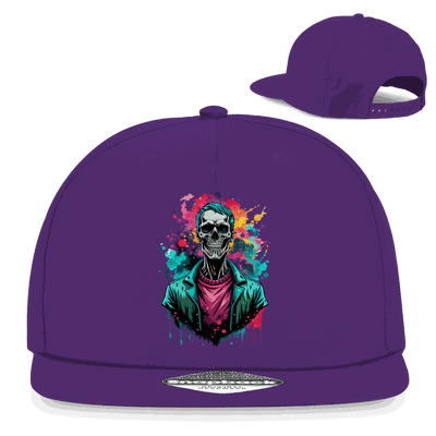 Snapback Rapper Cap - Skull Print Art | Division420®