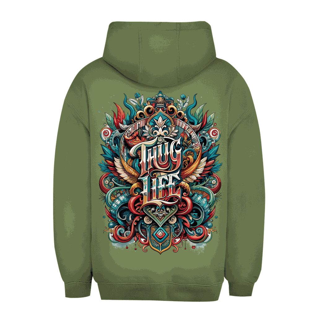 Unisex Oversize Hoodie - Thug Life | Division420®