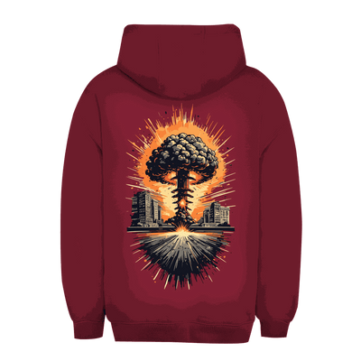Unisex oversize hoodie with adjustable hood and kangaroo pocket by Division420