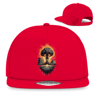 Division420 Snapback Cap The End aus Baumwoll-Twill mit Retro-Snapback und flachem Schirm