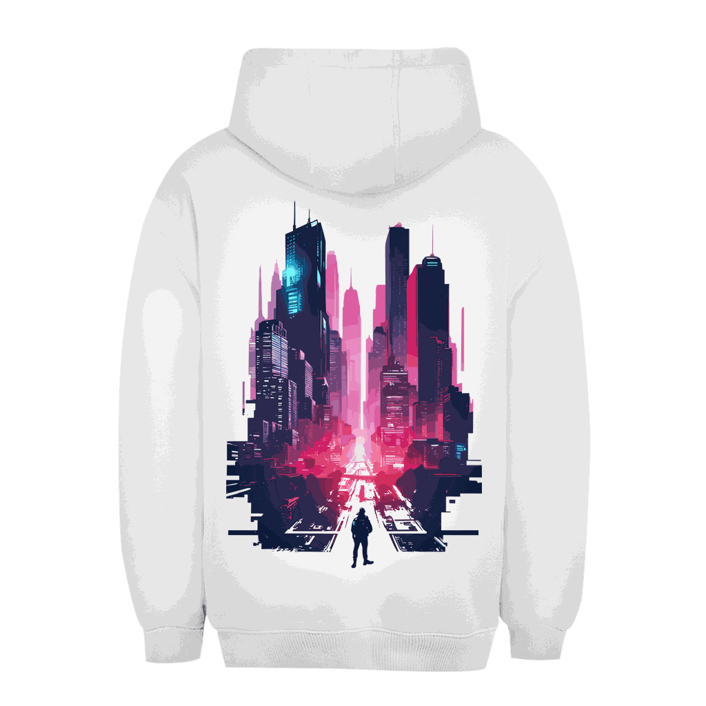 Unisex Oversize Hoodie von Division420 in urbanem Stil mit Kapuze und Kängurutasche