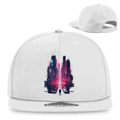 Schwarze Division420 Snapback Cap mit flachem Schirm und Retro-Verschluss, urbaner Streetwear-Stil