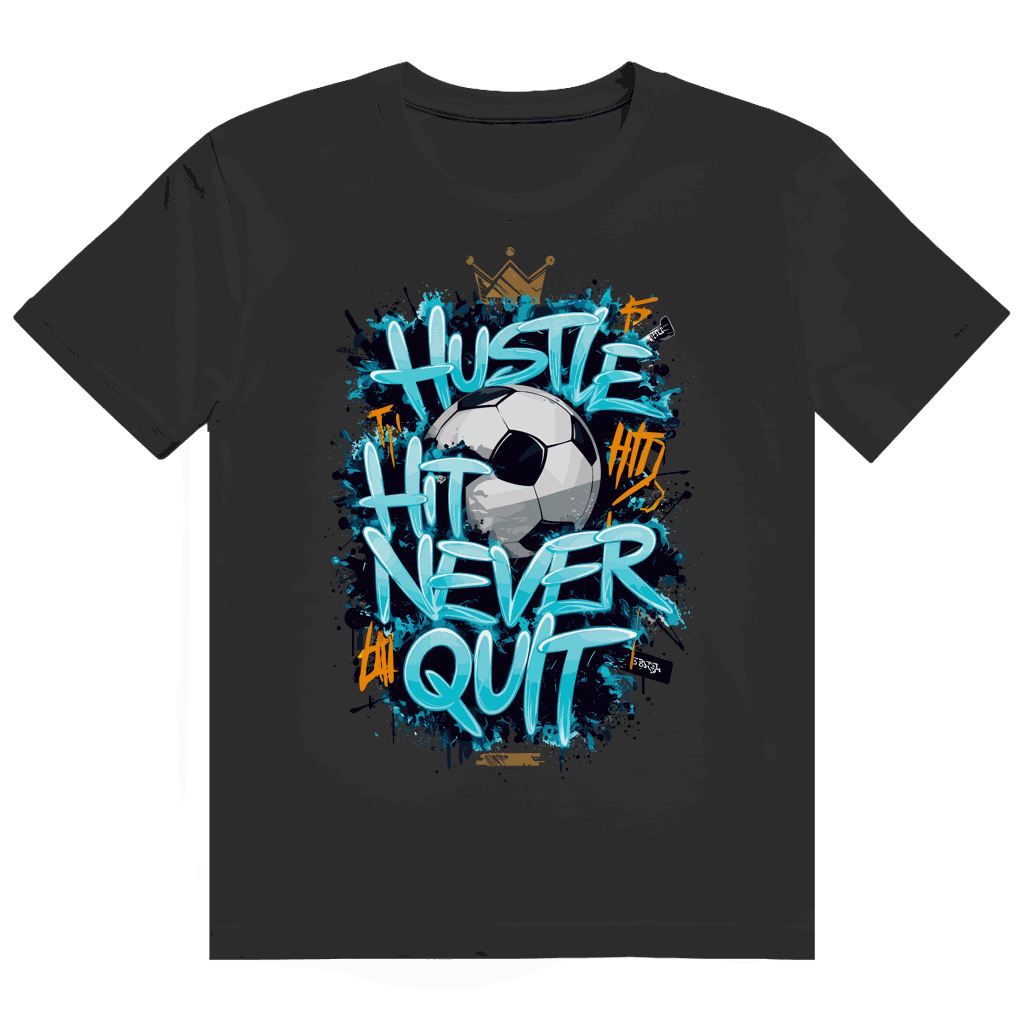 Größentabelle für Heavy Cotton T-Shirt Soccer Hustle von Division420