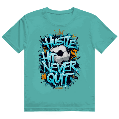 Heavy Cotton T-Shirt - Soccer Hustle | Division420®