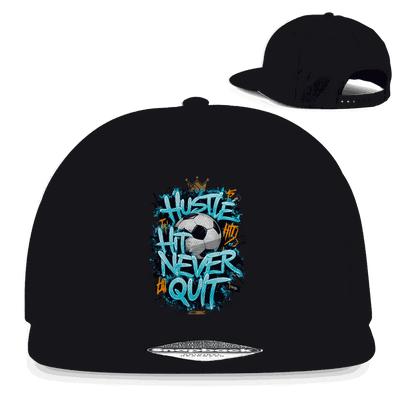 Schwarze Snapback Cap von Division420 mit flachem Schirm und urbanem Streetwear-Design