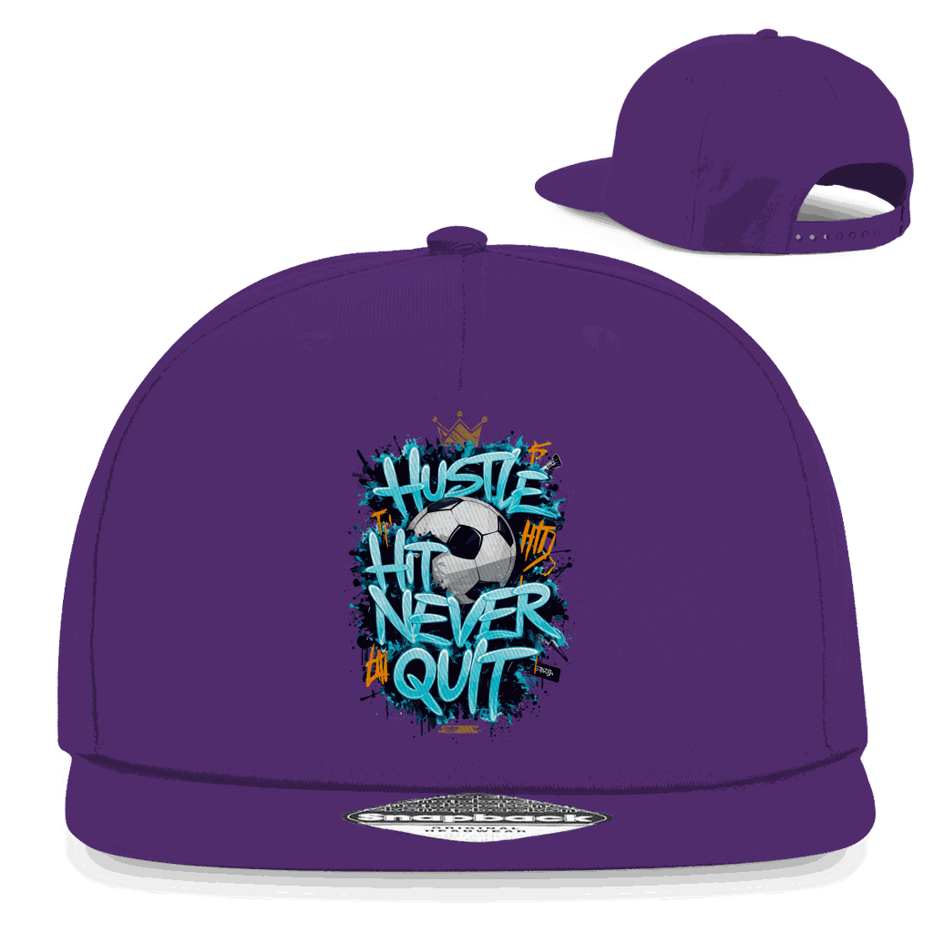 Snapback Rapper Cap - Soccer Hustle | Division420®