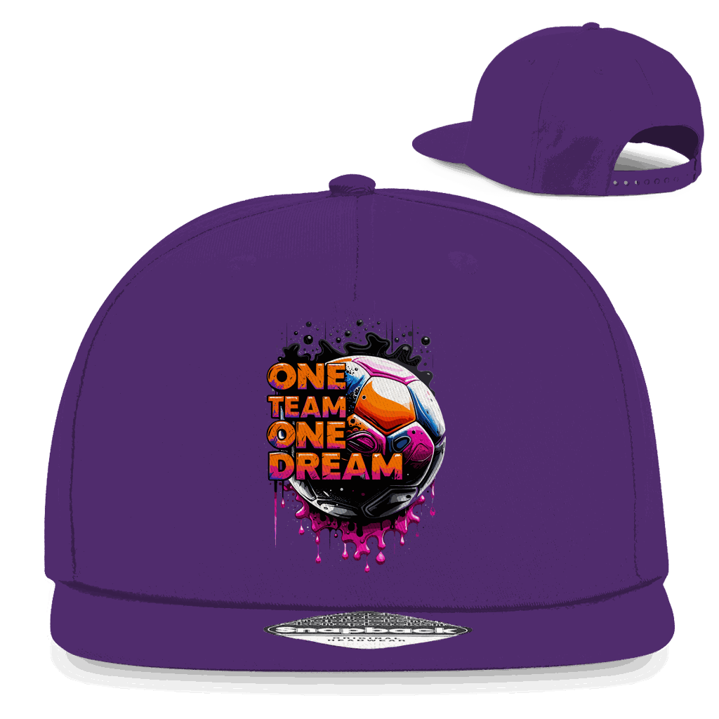 Snapback Rapper Cap - One Team one Dream | Division420®
