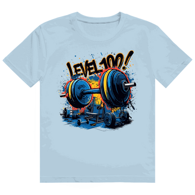 Heavy Cotton T-Shirt - GYM Level 100! | Division420®