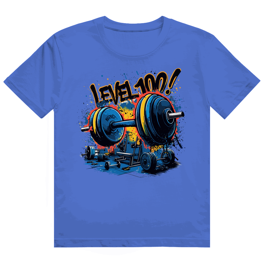Heavy Cotton T-Shirt - GYM Level 100! | Division420®