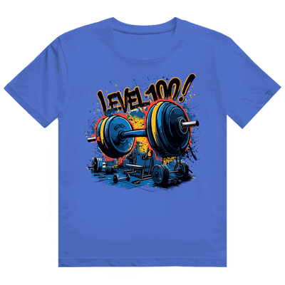 Heavy Cotton T-Shirt - GYM Level 100! | Division420®