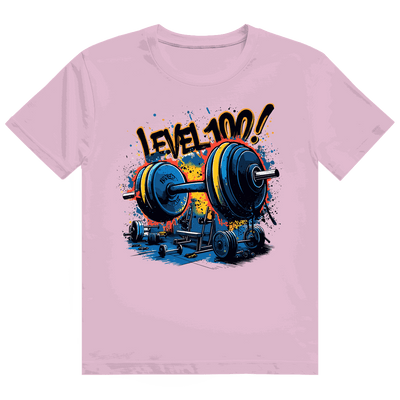 Heavy Cotton T-Shirt - GYM Level 100! | Division420®
