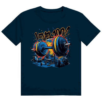 Heavy Cotton T-Shirt - GYM Level 100! | Division420®