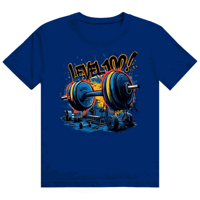 Heavy Cotton T-Shirt - GYM Level 100! | Division420®