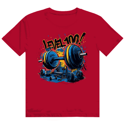 Heavy Cotton T-Shirt - GYM Level 100! | Division420®