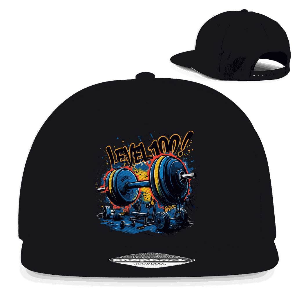Snapback Rapper Cap - GYM Level 100! | Division420®