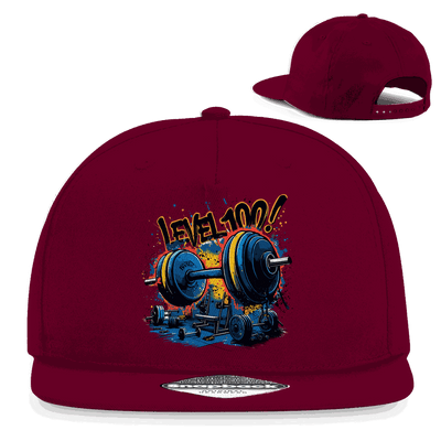 Snapback Rapper Cap - GYM Level 100! | Division420®