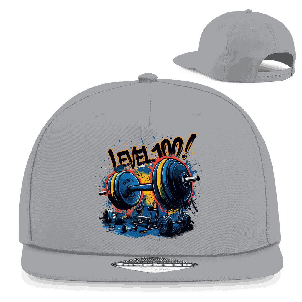 Snapback Rapper Cap - GYM Level 100! | Division420®