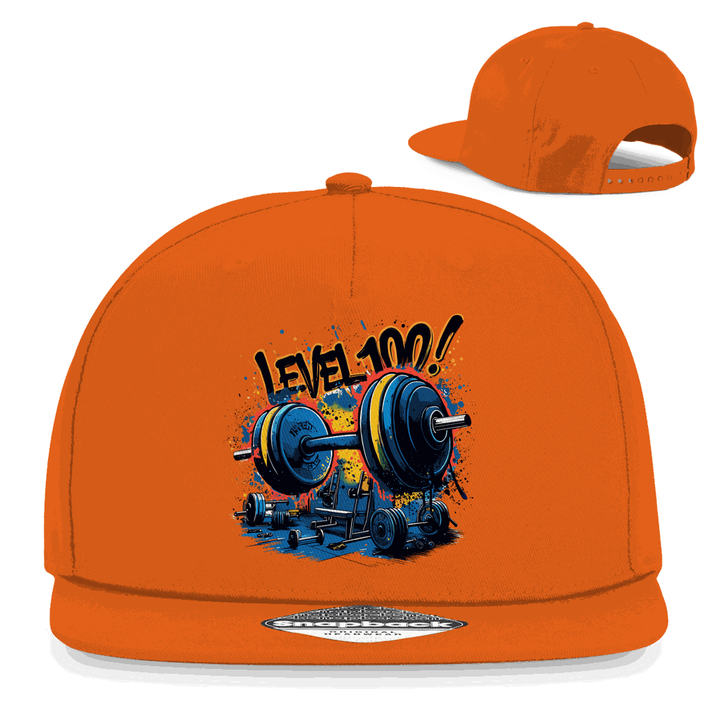 Snapback Rapper Cap - GYM Level 100! | Division420®