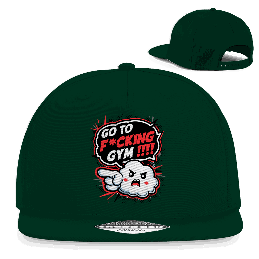 Snapback Rapper Cap - Go to fucking GYM!!! | Division420®