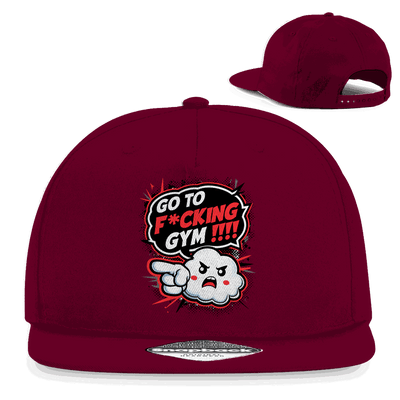 Snapback Rapper Cap - Go to fucking GYM!!! | Division420®