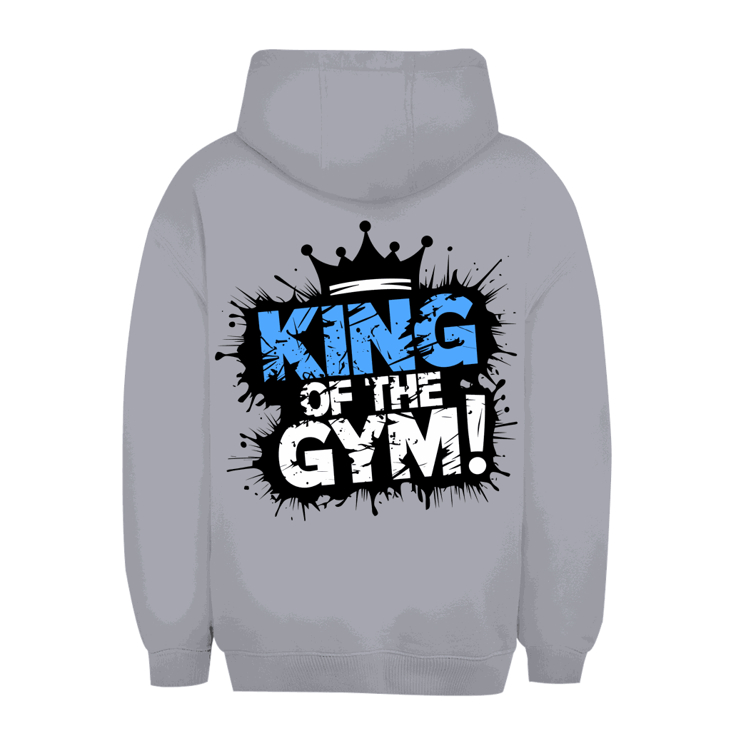 Unisex Oversize Hoodie King of the GYM von Division420 mit nachhaltigem urbanem Design