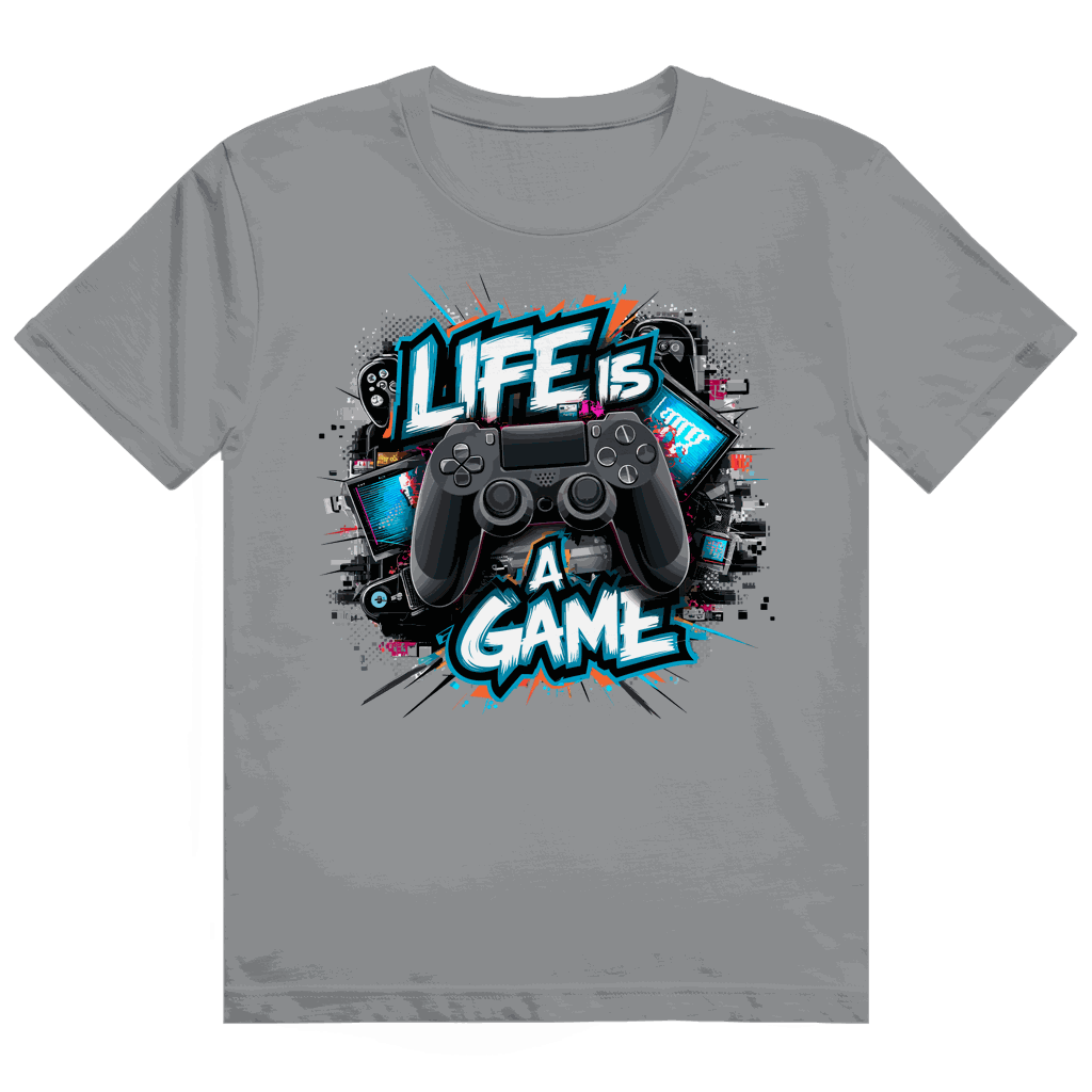Heavy Cotton T-Shirt - Life is a Game | Division420®