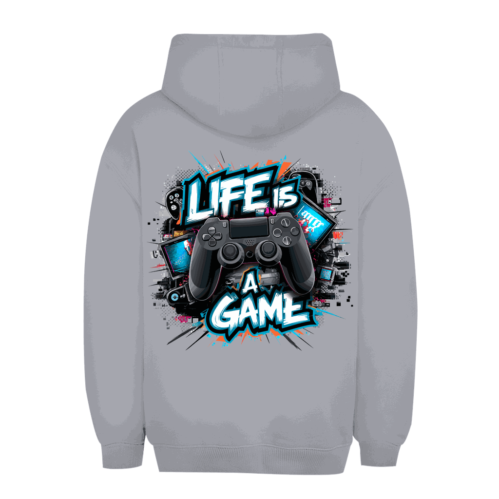 Unisex Oversize Hoodie - Life is a Game | Division420®