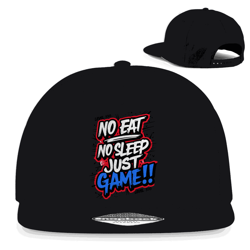 Snapback Rapper Cap - No eat, no sleep | Division420®