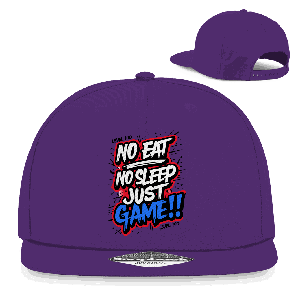 Snapback Rapper Cap - No eat, no sleep | Division420®