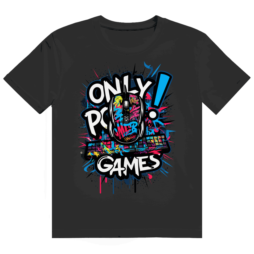 Heavy Cotton T-Shirt - Only PC Games | Division420®