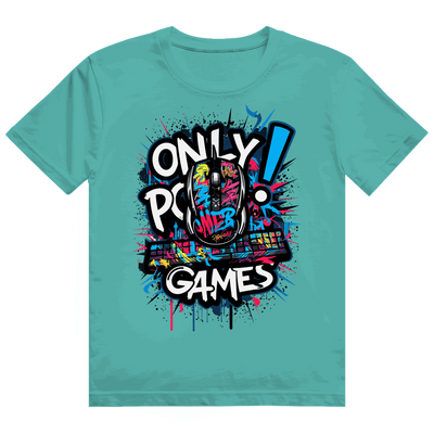 Heavy Cotton T-Shirt - Only PC Games | Division420®
