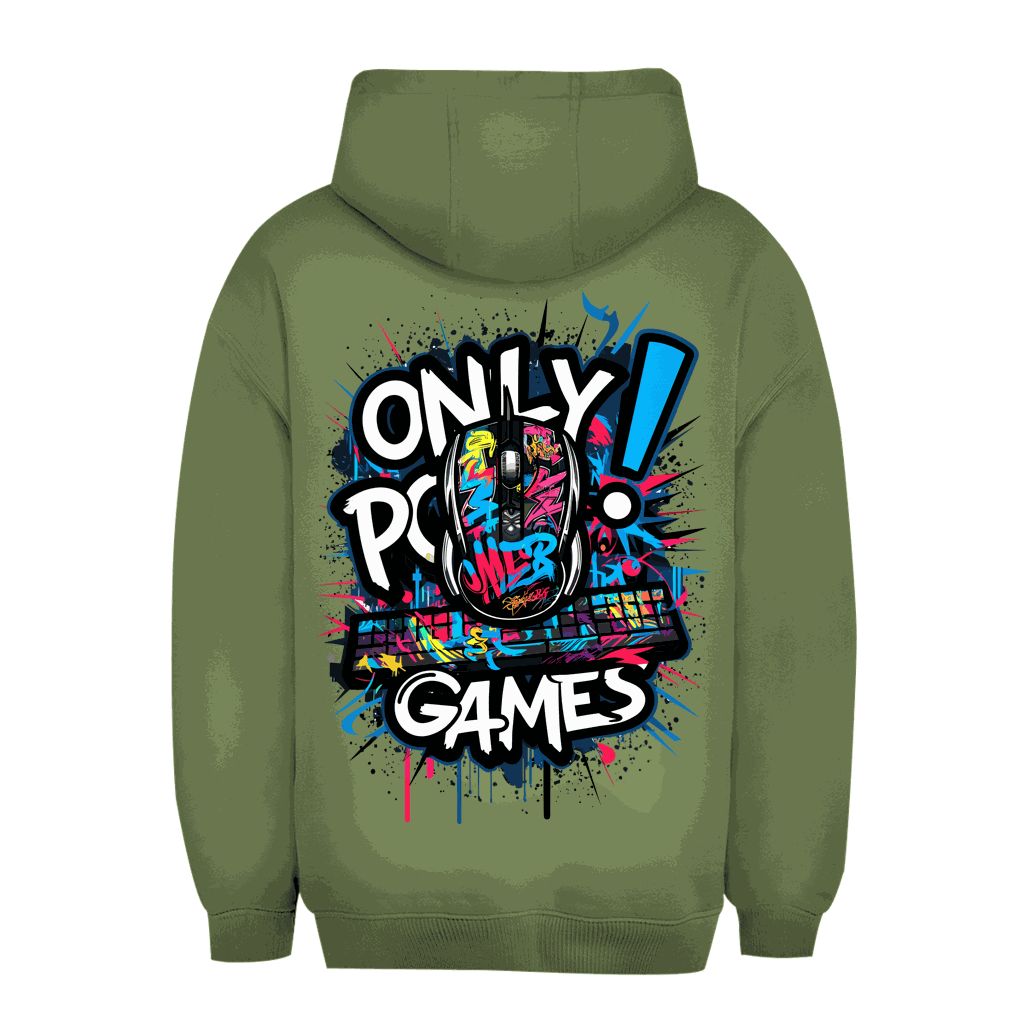 Unisex Oversize Hoodie - Only PC Games | Division420®