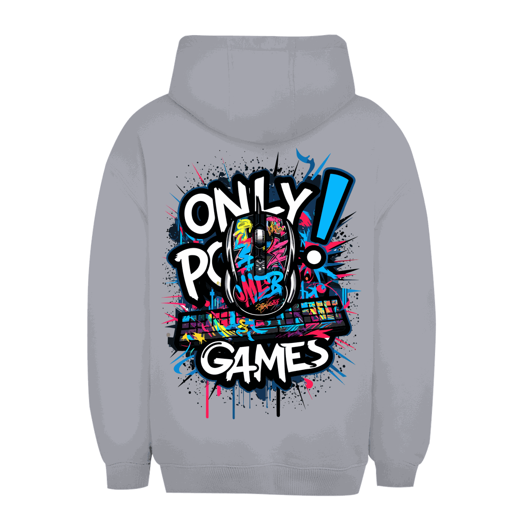 Unisex Oversize Hoodie von Division420 in urbanem Stil mit Kapuze und Kängurutasche