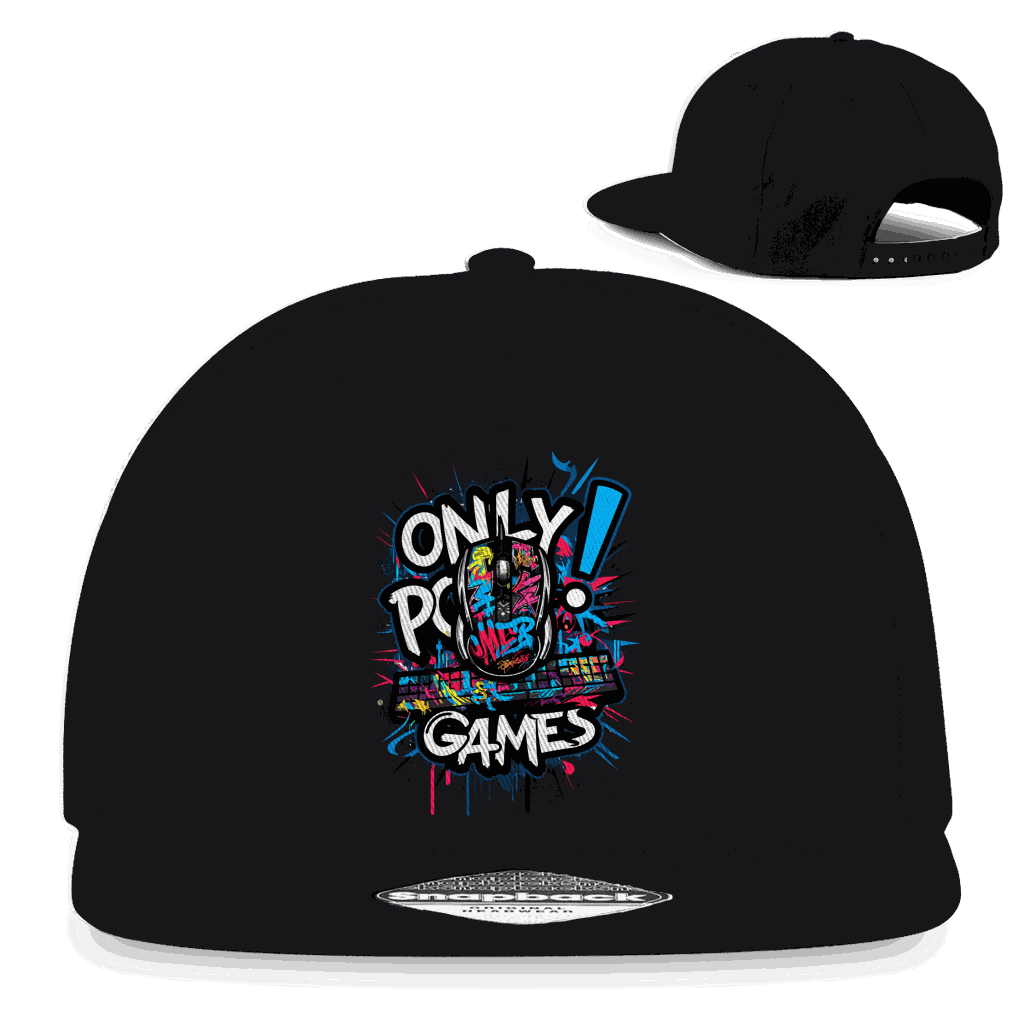 Snapback Rapper Cap - Only PC Games | Division420®