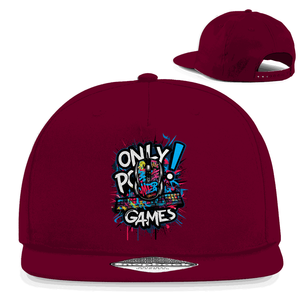 Snapback Rapper Cap - Only PC Games | Division420®