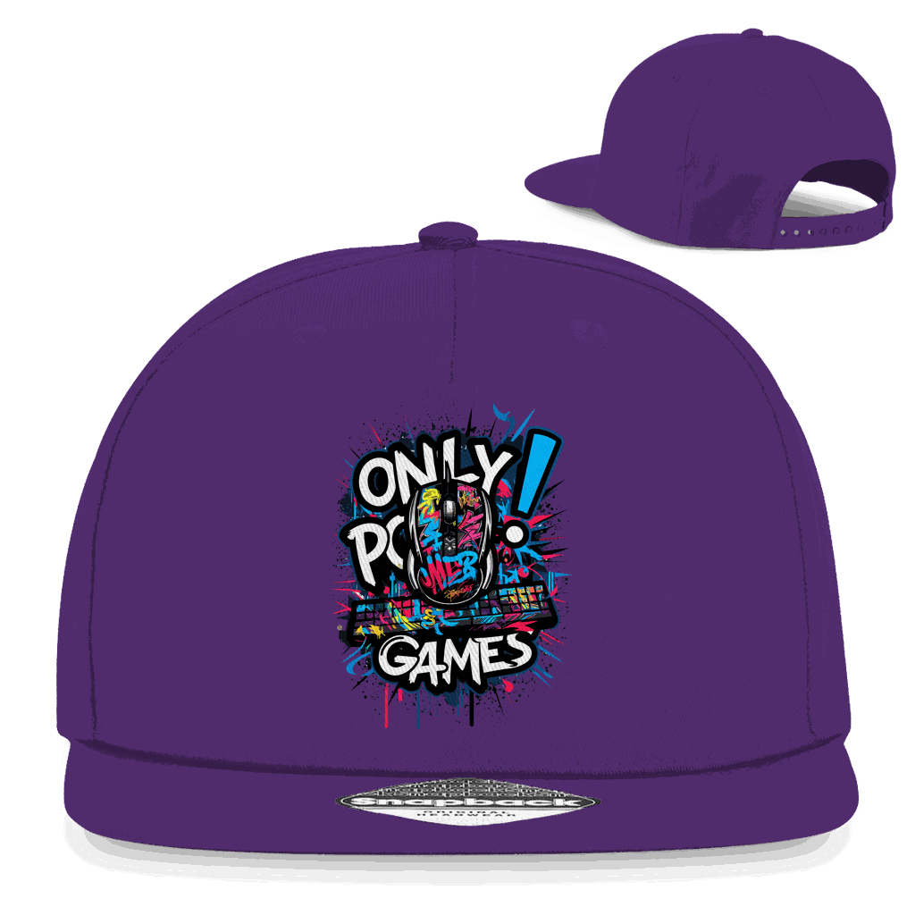 Snapback Rapper Cap - Only PC Games | Division420®