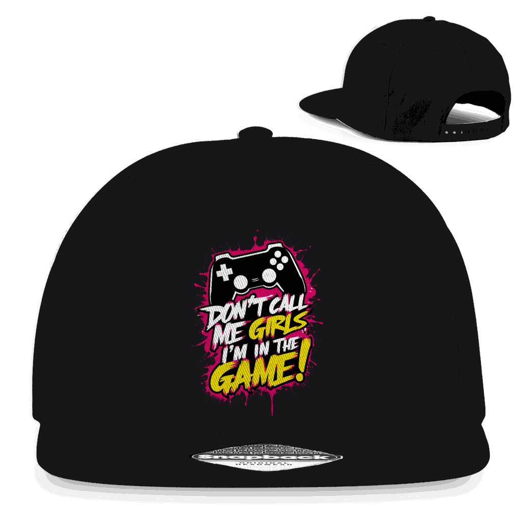 Division420 Snapback Cap Dont call me Girls aus Baumwoll-Twill mit flachem Schirm und Retro-Snapbackverschluss